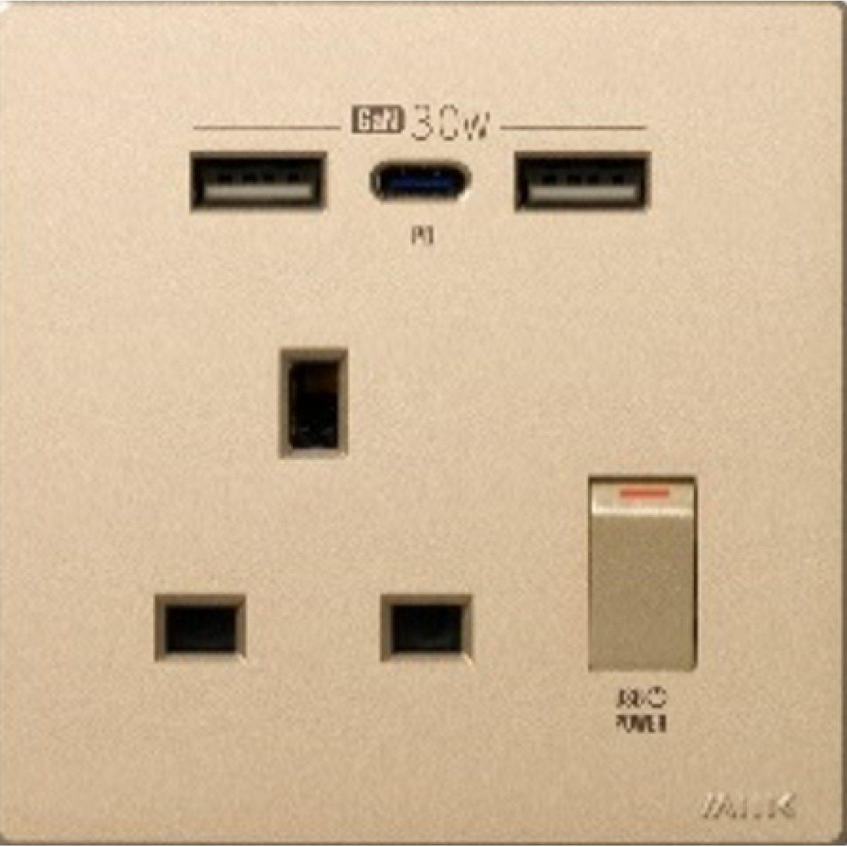 M2K PD130G-CG GaN 30W Type-C/USB 電制 (Gan30W單蘇)